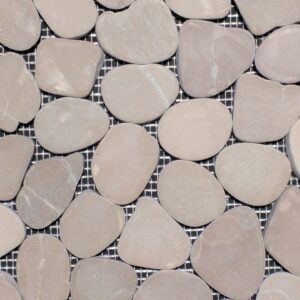 Pebble Tan Mosaic Porcelain Tile