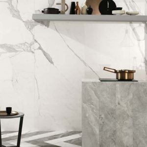 Contemporary kitchen with Italgraniti Group Marble Experience tile